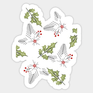 Christmas Seamless Pattern Sticker